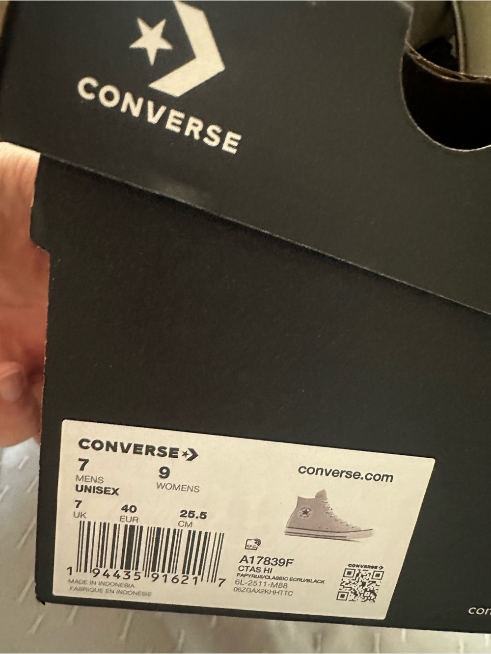Converse Chuck Taylor® All Star® High Top Sneakers - Beige Canvas - Picture 3 of 13